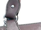 a close up of a purse with a strap on it