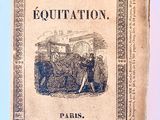 un vieux livre avec une image de train sur la couverture