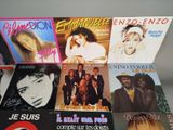 many different types of vinyl records on the table