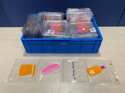 (X171) Pochette de rangement pour accessoire de salle de bai…