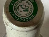 a close up of a bottle of wine with a label on it