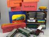 many different types of toy trains and train tracks