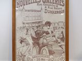 photo encadrée d'une publicité vintage pour un club de motards