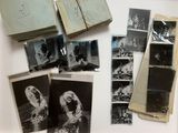 plusieurs vieilles photographies en noir et blanc représentant une femme et un homme