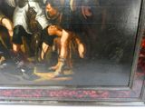 un tableau représentant un tableau dans lequel on voit un homme emmené à l'hôpital