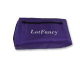 un sac violet sur lequel est inscrit « lotfancy »