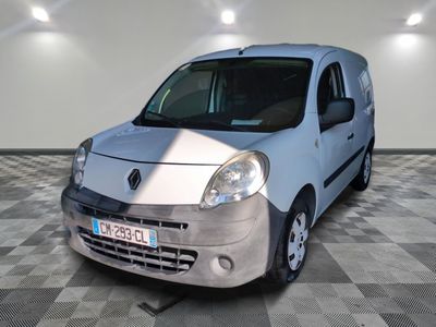 a picture of a white van parked in a room