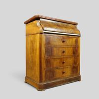 Commode de toilette en bois de placage ouvrant par un abatta… (photo 5)