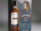 the bottle of bowmore legend is in front of the box