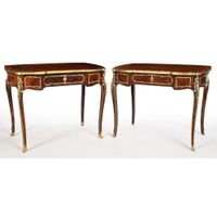 PAIRE DE PETITS BUREAUX NAPOLEON III DANS LE GOUT LOUIS XV d… (photo 2)