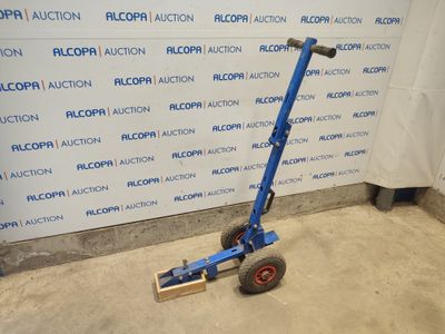 an image of a hand truck with a dolly attached to it