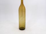 an image of a yellow glass bottle on a white background