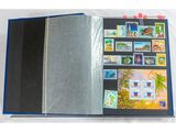 la photo d'un livre avec des timbres