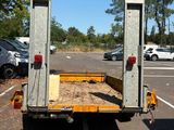 a truck that is parked in a parking lot