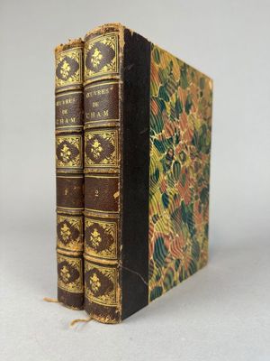 CHAM. Réunion de 31 albums de caricatures sur différents suj…