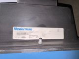 a label on the back of a machine that says nedderman