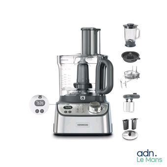 a picture of a blender with a blender and other kitchen appliances