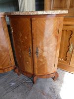 Paire d'encoignures en marqueterie de style Louis XV, bois d… (photo 2)