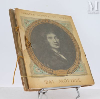 an old book with a picture of a man on it