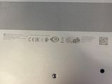 a close up of the bottom of a laptop
