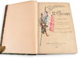 an open book with a picture of a soldier on it