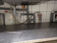 Grande plonge en inox à 2 bacs, 1 égouttoir avec dosseret, p… (photo 5)