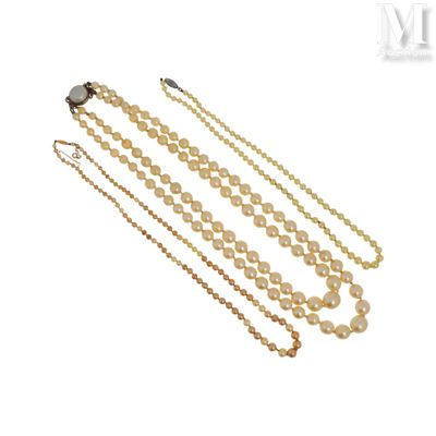 Colliers de perles Collier de perles fantaisie en chute, le …