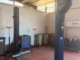 the garage is clean and ready for the customers to use
