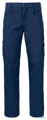 pantalon cargo bleu marine pour homme, avec poches et fermetures éclair