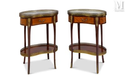 pair of louis xvi style side tables