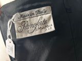a close up of a mannequin with a label on it