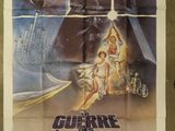 a movie poster for the star wars film, with a picture of darth vader and princess lei lei