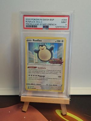 "Cartes Pokémon – Ronflex STAFF (Prerelease)
