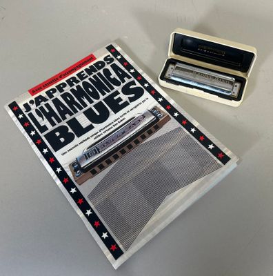 Hohner. Harmonica "Marine Band" dans son étui. - Photo 1