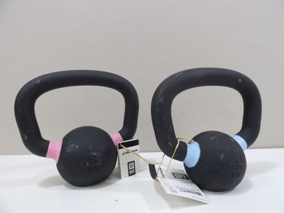 Kettlebells 8 kg et 6 kg Décathlon poids pour crossfit/muscu… - Photo 1