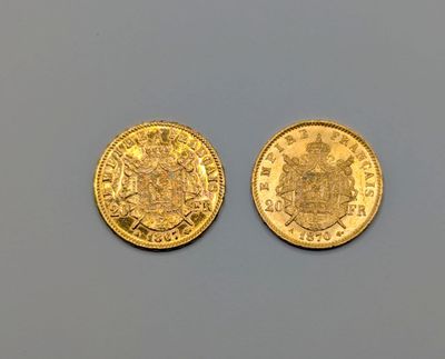 deux souverains en or, dont l'un est un souverain et l'autre un souverain