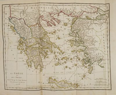 une vieille carte de la mer Égée et des îles de la mer Égée