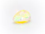 a white oplite stone on a white background