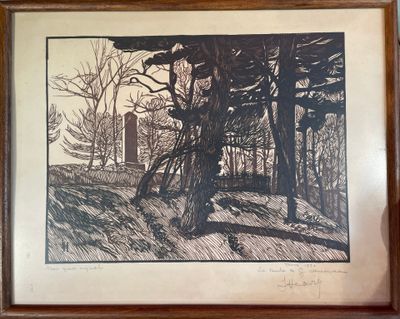 L. HAMOURY (XXe siècle). La tombe de Georges Clémenceau 1930… - Photo 1