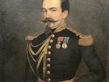 portrait of a man in a military uniform with a mustache and moustache