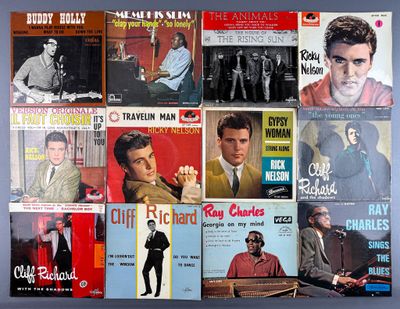 Lot composé de 2 disques 45 tours de RAY CHARLES, 3 disques …