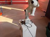 a robot that is sitting on top of a box