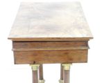 an image of a wooden table with a drawer on top of it