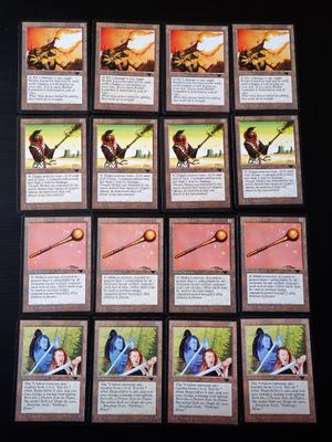 beaucoup de cartes sur la table