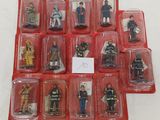 a lot of action figures that are in the package