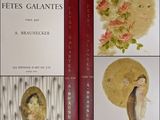 two books with pictures of a woman and a bird