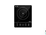 an image of a black stove top with a black burner on it