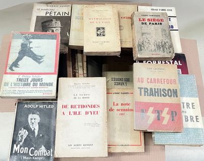a lot of old books on a table together