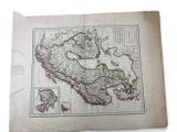 an old map of the country of norway on a piece of paper