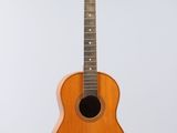 an image of a guitar hanging on a wall with a white background